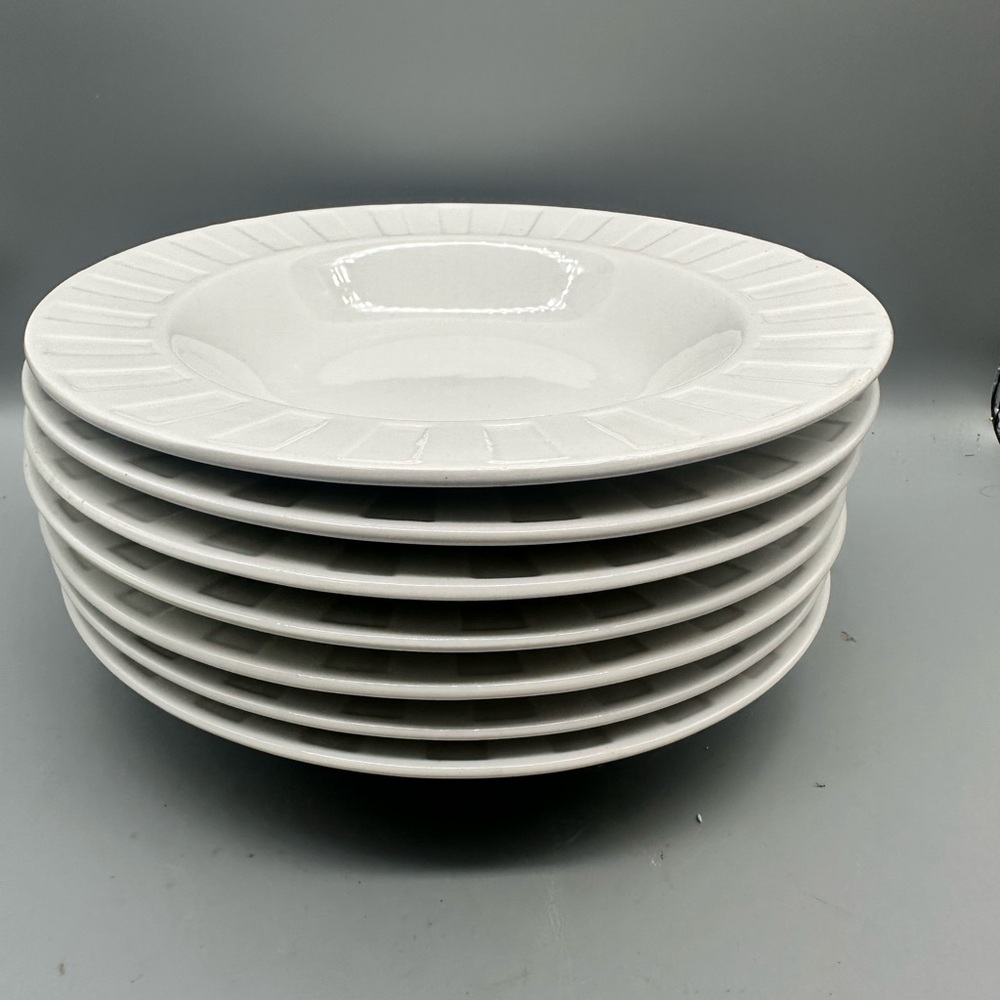 Oneida Symphony White Soup Bowls